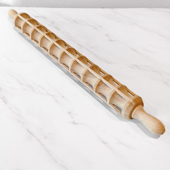 Kitchen Nwot Wooden Ravioli Rolling Pin 24 Inch Poshmark